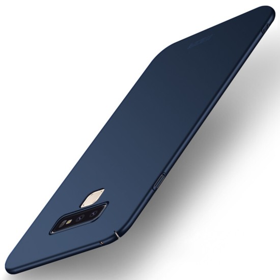 MOFI Shield Slim Plastic Phone Casing priekš Samsung Galaxy Note 9 N960 - Zils - matēts plastikas aizmugures apvalks (bampers, vāciņš, slim silicone cover shell, bumper)