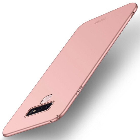 MOFI Shield Slim Plastic Phone Casing priekš Samsung Galaxy Note 9 N960 - Rozā Zelts - matēts plastikas aizmugures apvalks (bampers, vāciņš, slim silicone cover shell, bumper)