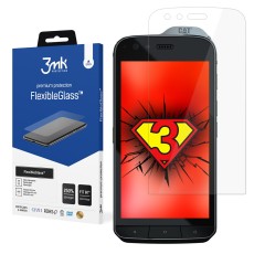 3MK FlexibleGlass Hybrid Tempered Glass / Film protector priekš CAT S61 - hibrīds ekrāna aizsargstikls / aizsargplēve