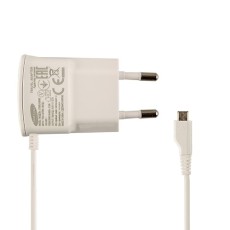 Samsung ETA0U10EWE charger 700mAh micro USB Tīkla lādētājs (bez iepakojuma) - Balts - Oriģināls - vājstrāvas USB tīkla lādētājs