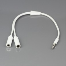 3.5mm 1 Male to 2 Female Audio Splitter Cable - 3.5mm austiņu izejas sadalītājs