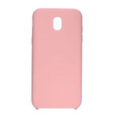 Forcell Silicone Case (Microfiber Soft Touch) priekš Samsung Galaxy J5 (2017) J530 - Rozā - matēts silikona apvalks (bampers, vāciņš, slim TPU silicone cover shell, bumper)