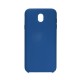 Forcell Silicone Case (Microfiber Soft Touch) priekš Samsung Galaxy J7 (2017) J730 - Tumši Zils - matēts silikona apvalks (bampers, vāciņš, slim TPU silicone cover shell, bumper)