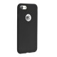 Forcell Soft Back Case priekš Huawei Mate 10 Lite - Melns - matēts silikona apvalks (bampers, vāciņš, slim TPU silicone cover shell, bumper)