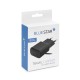 BlueStar Micro USB travel charger 1A Tīkla lādētājs ar microUSB vadu - Melns - USB tīkla lādētājs