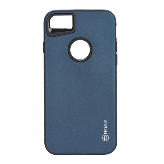 RoarKorea Rico Armor Back Case priekš Apple iPhone 7 / 8 / SE2 (2020) / SE3 (2022) - Zils - triecienizturīgs silikona aizmugures apvalks / bampers-vāciņš