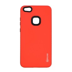 RoarKorea Rico Armor Back Case priekš Huawei P9 Lite - Sarkans - triecienizturīgs silikona aizmugures apvalks (bampers, vāciņš, slim TPU silicone case shell cover, bumper)
