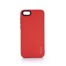 RoarKorea Rico Armor Back Case priekš Huawei Y5 (2018) / Honor 7s - Sarkans - triecienizturīgs silikona aizmugures apvalks (bampers, vāciņš, slim TPU silicone case shell cover, bumper)
