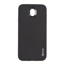 RoarKorea Rico Armor Back Case priekš Samsung Galaxy J3 (2017) J330 - Melns - triecienizturīgs silikona aizmugures apvalks (bampers, vāciņš, slim TPU silicone case shell cover, bumper)
