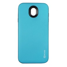RoarKorea Rico Armor Back Case priekš Samsung Galaxy J3 (2017) J330 - Gaiši Zils - triecienizturīgs silikona aizmugures apvalks (bampers, vāciņš, slim TPU silicone case shell cover, bumper)