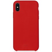 Puro Icon Microfiber Back Cover IPCX65ICONRED