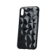 Geometric Back Case priekš Apple iPhone XS Max - Melns - silikona aizmugures apvalks (bampers, vāciņš, ultra slim TPU silicone case cover, bumper)
