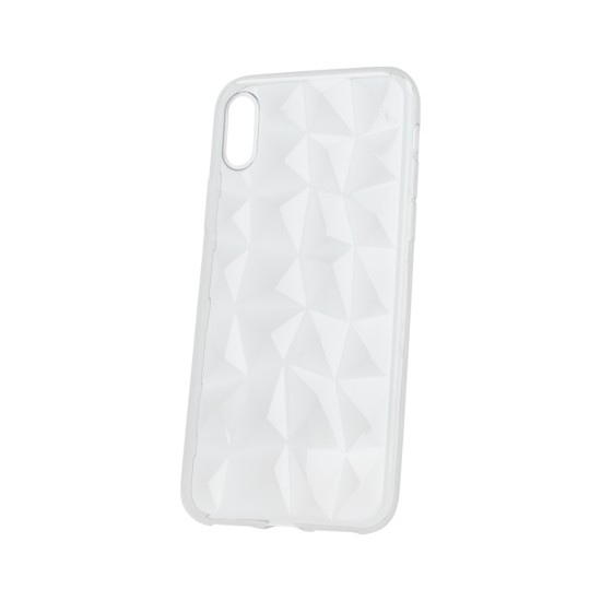 Geometric Back Case priekš Apple iPhone XS Max - Caurspīdīgs - silikona aizmugures apvalks (bampers, vāciņš, ultra slim TPU silicone case cover, bumper)