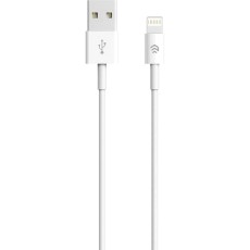 Devia 2M Smart USB to Lightning cable - Balts - Apple iPhone / iPad lādēšanas un datu kabelis / vads