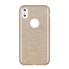 Forcell Shining Case priekš Samsung Galaxy J6 Plus (2018) J610 - Zelts - silikona aizmugures apvalks (bampers, vāciņš, ultra slim TPU silicone case cover, bumper)