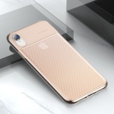 BASEUS Glistening & Transparent Series Soft TPU Case priekš Apple iPhone XR - Zelts - silikona aizmugures apvalks (bampers, vāciņš, slim TPU silicone case cover, bumper)