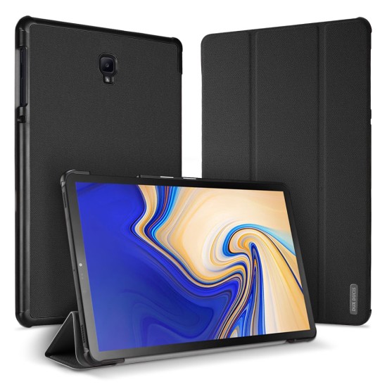 Dux Ducis Skin Pro series priekš Samsung Galaxy Tab S4 10.5-inch T830 / T835 - Melns - sāniski atverams maciņš ar magnētu un stendu (ādas maks, grāmatiņa, leather book wallet case cover stand)