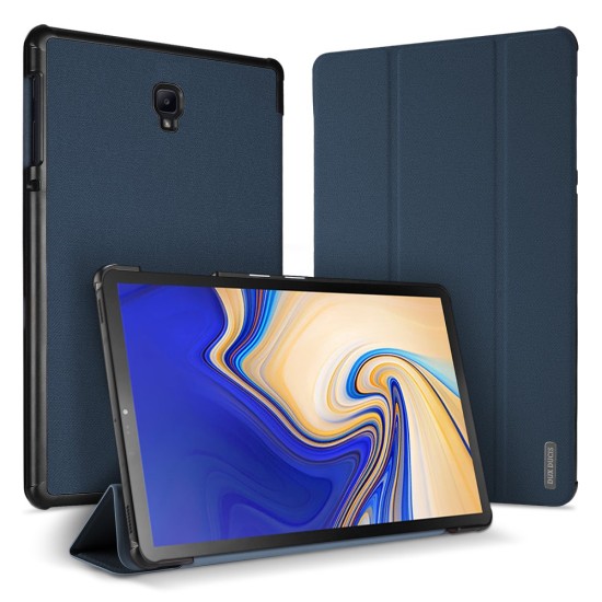 Dux Ducis Skin Pro series priekš Samsung Galaxy Tab S4 10.5-inch T830 / T835 - Tumši Zils - sāniski atverams maciņš ar magnētu un stendu (ādas maks, grāmatiņa, leather book wallet case cover stand)