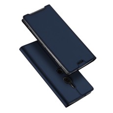 Dux Ducis Skin Pro series priekš Sony Xperia XZ3 H9436 - Tumši Zils - sāniski atverams maciņš ar magnētu un stendu (ādas maks, grāmatiņa, leather book wallet case cover stand)