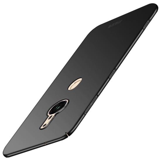 MOFI Shield Slim Plastic Phone Casing priekš Sony Xperia XZ3 H9436 - Melns - matēts plastikas aizmugures apvalks (bampers, vāciņš, slim silicone cover shell, bumper)