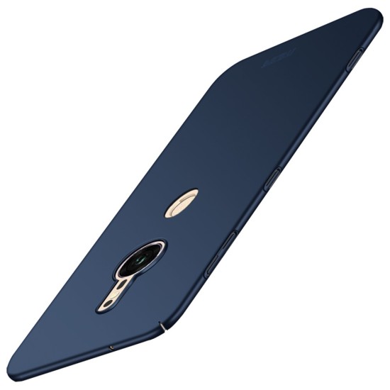 MOFI Shield Slim Plastic Phone Casing priekš Sony Xperia XZ3 H9436 - Zils - matēts plastikas aizmugures apvalks (bampers, vāciņš, slim silicone cover shell, bumper)