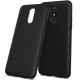 Twill Texture Silicone Mobile Phone Cover Shell priekš LG Q7 Q610 - Melns - triecienizturīgs silikona aizmugures apvalks (bampers, vāciņš, slim TPU silicone case shell cover, bumper)