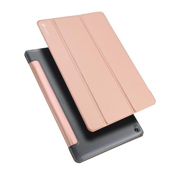Dux Ducis Skin Pro series priekš Huawei MediaPad M5 10.8-inch - Rozā Zelts - sāniski atverams maciņš ar magnētu un stendu (ādas maks, grāmatiņa, leather book wallet case cover stand)