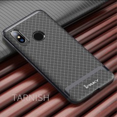 IPAKY 2-Piece PC Frame and TPU Phone Case priekš Xiaomi Mi 8 - Melns - silikona ar plastikas rāmi aizmugures apvalks (bampers, vāciņš, TPU silicone cover, bumper shell)