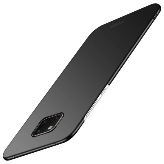 MOFI Shield Slim Plastic Phone Casing priekš Huawei Mate 20 Pro - Melns - matēts plastikas aizmugures apvalks (bampers, vāciņš, slim silicone cover shell, bumper)