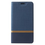 OEM Bi-color Cross Texture Leather Stand