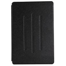 Leather Stand Case Cover with Card Slots for Huawei MediaPad M5 10.8-inch - Melns - sāniski atverams maciņš ar stendu (ādas maks, grāmatiņa, leather book wallet case cover stand)