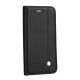 Prestige Book Case priekš Samsung Galaxy A9 (2018) A920 - Melns - sāniski atverams maciņš ar stendu (ādas maks, grāmatiņa, leather book wallet case cover stand)