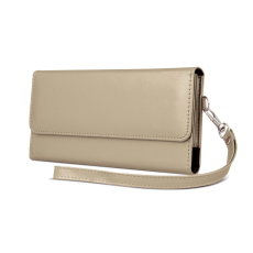 Wallet Chic Case 6.0-inch 170x80mm - Zelts - universāls maks futlāris kabatiņa (pouch cover, maciņš ietvars kabata, universal case)