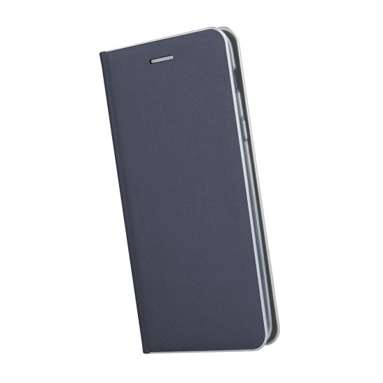Smart Venus Book Case priekš Apple iPhone XS Max - Tumši Zils - sāniski atverams maciņš ar stendu (ādas maks, grāmatiņa, leather book wallet case cover stand)