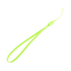 Auduma roku lenta ar plastikāta karabīni - Zaļa (īsa)