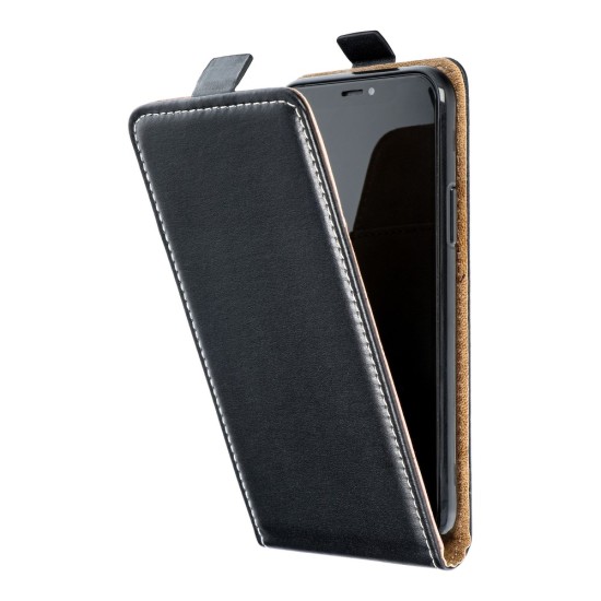 Flip Case Slim Flexi Fresh priekš Samsung Galaxy A9 (2018) A920 - Melns - vertikāli atverams maciņš (ādas telefona maks, leather book vertical flip case cover)