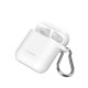 Usams Silicone Case priekš Apple Airpods BH423AP02 (US-BH423) - Balts - silikona apvalks bezvadu austiņu lādēšanas ierīcei