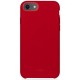 Puro Icon Microfiber Back Cover IPC747CICONRED для Apple iPhone 8 / 7 / 6S / 6 / SE2 (2020) / SE3 (2022) - Красный - силиконовый чехол-накладка (тонкий бампер крышка-обложка)