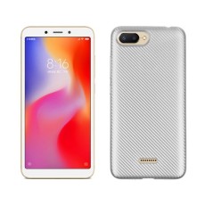 Etui Carbon Fiber TPU Case priekš Huawei Honor 9 Lite - Sudrabains - silikona aizmugures apvalks (bampers, vāciņš, slim back cover, bumper)