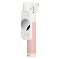 Usams US-ZB014 Lightning cable Selfie Stick statīvs - Rozā - Selfie monopod Teleskopisks stiprinājuma statīvs