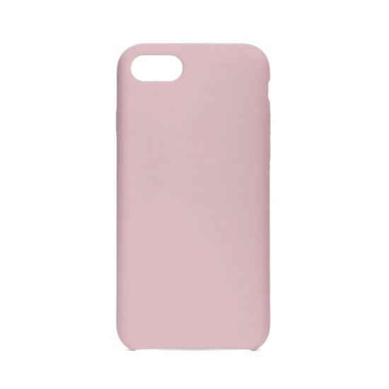 Forcell Silicone Case (Microfiber Soft Touch) для Apple iPhone 7 / 8 / SE2 (2020) / SE3 (2022) - Светло Розовый - матовая силиконовая накладка / бампер-крышка