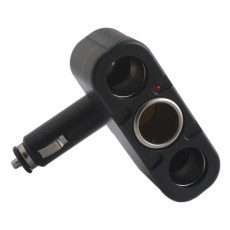 Forever 3in1 Cigarette Lighter Car Charger 12/24V Universal - Melns