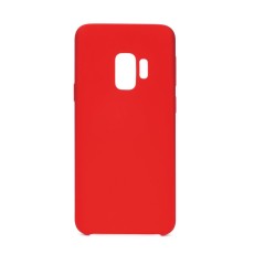 Forcell Silicone Case (Microfiber Soft Touch) priekš Samsung Galaxy S10 G973 - Sarkans - matēts silikona apvalks (bampers, vāciņš, slim TPU silicone cover shell, bumper)