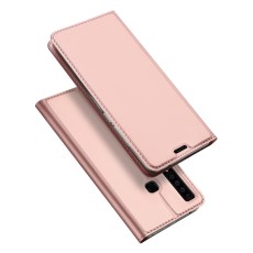 Dux Ducis Skin Pro series priekš Samsung Galaxy A9 (2018) A920 - Rozā Zelts - sāniski atverams maciņš ar magnētu un stendu (ādas maks, grāmatiņa, leather book wallet case cover stand)
