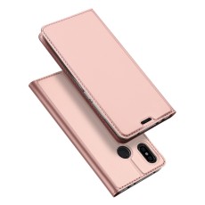 Dux Ducis Skin Pro series priekš Xiaomi Redmi Note 6 Pro - Rozā Zelts - sāniski atverams maciņš ar magnētu un stendu (ādas maks, grāmatiņa, leather book wallet case cover stand)