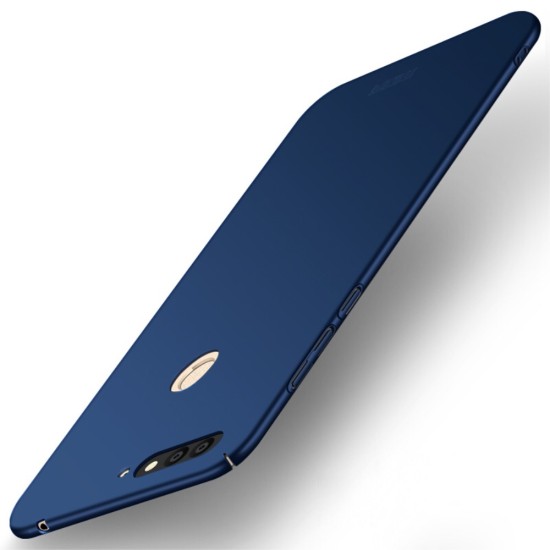 MOFI Shield Slim Plastic Phone Casing priekš Huawei Honor 7A / Y6 Prime (2018) - Zils - matēts plastikas aizmugures apvalks (bampers, vāciņš, slim silicone cover shell, bumper)