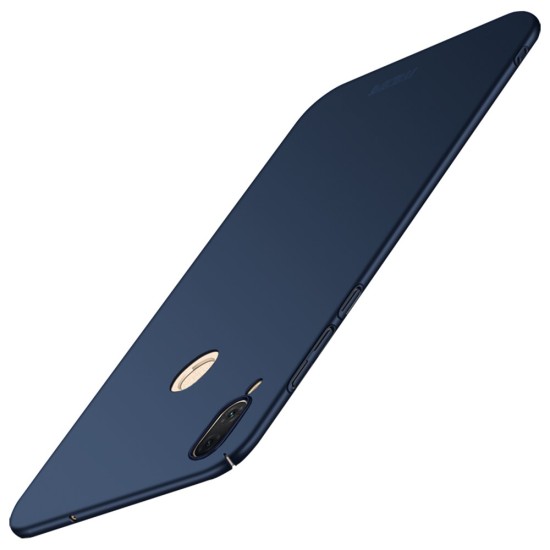 MOFI Shield Slim Plastic Phone Casing priekš Huawei Honor 8X - Zils - matēts plastikas aizmugures apvalks (bampers, vāciņš, slim silicone cover shell, bumper)