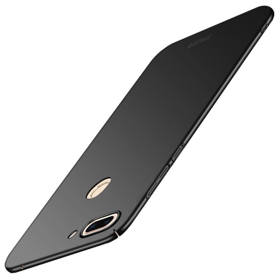 MOFI Shield Slim Plastic Phone Casing priekš Xiaomi Mi 8 Lite - Melns - matēts plastikas aizmugures apvalks (bampers, vāciņš, slim silicone cover shell, bumper)