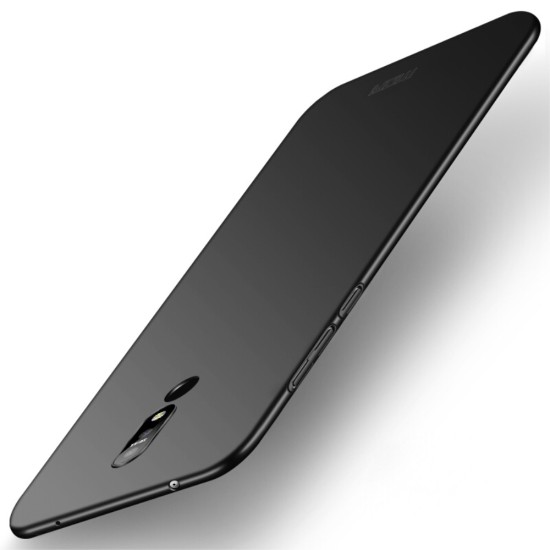 MOFI Shield Slim Plastic Phone Casing priekš Nokia 7.1 (2018) - Melns - matēts plastikas aizmugures apvalks (bampers, vāciņš, slim silicone cover shell, bumper)