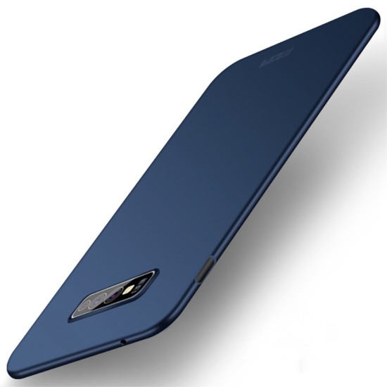 MOFI Shield Slim Plastic Phone Casing priekš Samsung Galaxy S10e / S10e EE G970 - Zils - matēts plastikas aizmugures apvalks (bampers, vāciņš, slim silicone cover shell, bumper)
